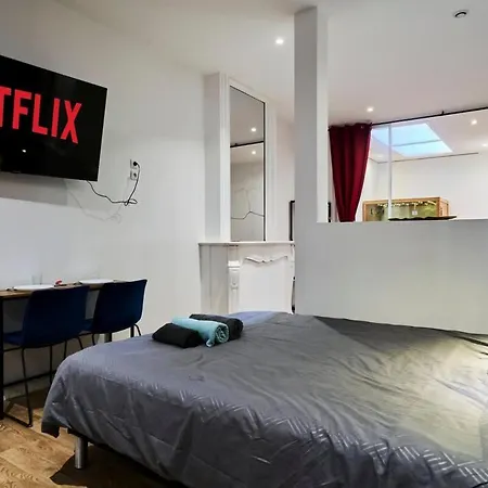 Baignoire Blaneo & Sauna 10 Minutes De La Gare Herberg Tourcoing