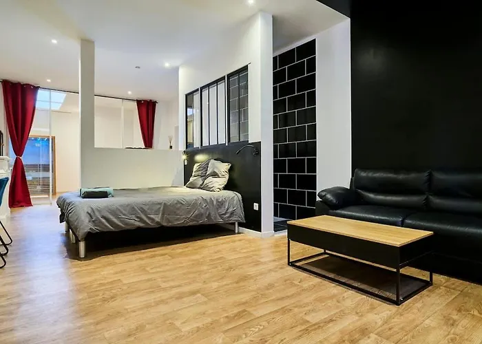 Baignoire Blaneo & Sauna 10 Minutes De La Gare Herberg